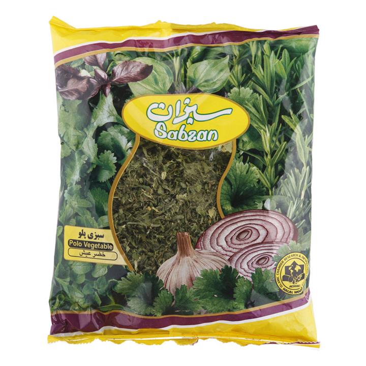 سبزی پلو سبزان 100 گرمی